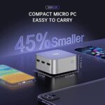 ACEMAGICIAN T8Plus Mini PC, 12th Gen Intel N95, 8GB/256GB