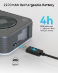 SMALLRIG LED Video Light P96, 2200mAh, 2700K-6500K, Grey