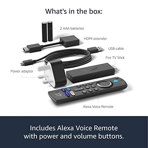 Amazon Fire TV Stick with Alexa Voice Remote, TV Controls