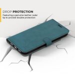 Snakehive iPhone 14 Plus Leather Wallet Case (Teal)
