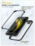 iPhone SE/8 Case with Screen Protector, Black