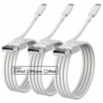 3-Pack 1m Apple MFi Certified iPhone Lightning Cable