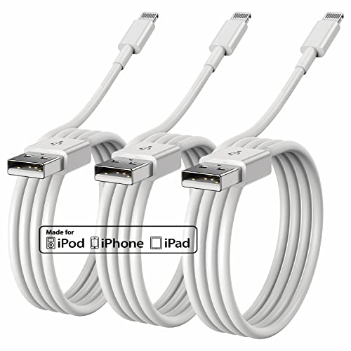 3-Pack 1m Apple MFi Certified iPhone Lightning Cable