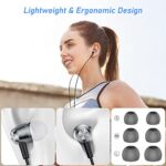Blukar In-Ear Headphones with Mic, Noise Isolating