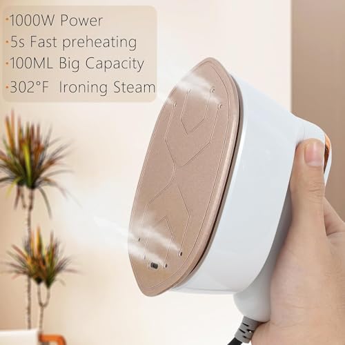 Liebssen 2-in-1 Handheld Garment Steamer, 1100W, Portable