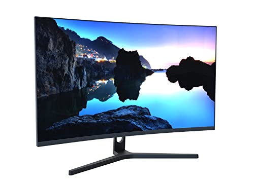 CRUA 27" Curved QHD 144Hz Gaming Monitor, 1ms, FreeSync