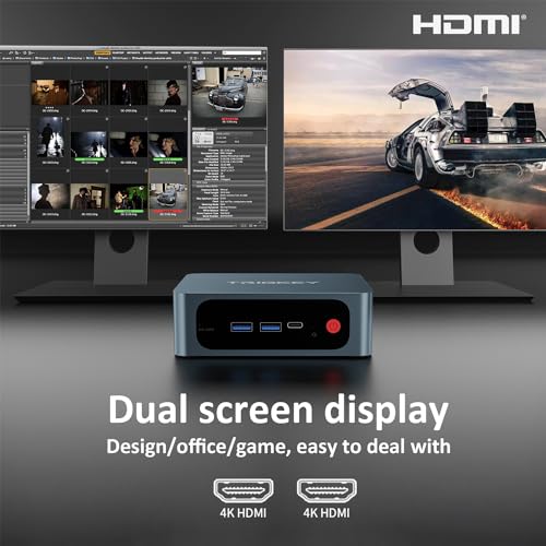 TRIGKEY Mini PC WOS Pro Intel i3 16GB 500GB SSD 4K HDMI
