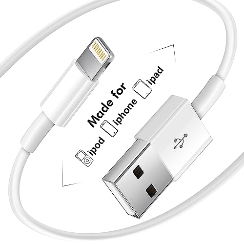 2 Pack Apple MFi Certified 1m iPhone Charger Cables