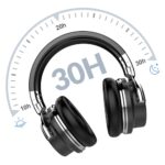 Rockpapa Kids Wired Headphones with Mic, Foldable, Green