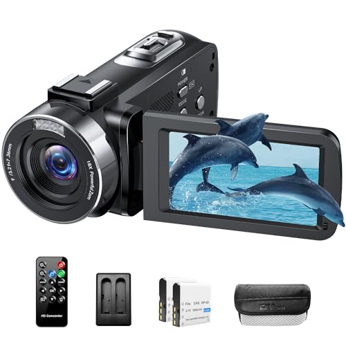 4K 42MP Video Camera 18X Zoom IR Night Vision 3.0" Screen