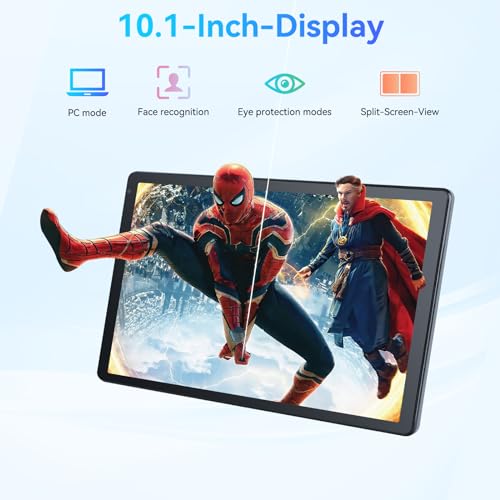 HiGrace 10" Tablet, 8GB+128GB, WiFi 6, Android 13, Gray