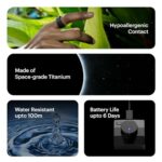 Ultrahuman Ring AIR - Sleep & HRV Tracker, 6 Days Battery (Size 7)