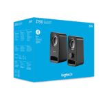 Logitech Z150 Stereo Speakers, 6W, 3.5mm Input, Black