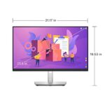 Dell P2422H 60Hz 24" FHD Monitor, IPS, 5ms, 99% sRGB, Black