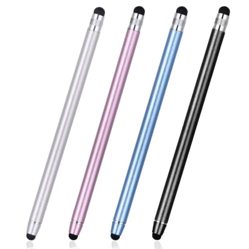 JOCXZI 2-in-1 Stylus Pens for Touch Screens (4 pcs)
