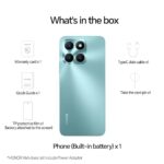 HONOR X6a Mobile, 16.5cm 90Hz Display, 4GB+128GB, 5200mAh, Cyan