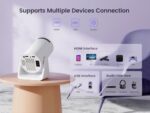 Mini Projector 15000 Lumen WiFi Bluetooth 4K Full HD 1080P