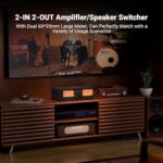 ET30 VU Meter Amp/Speaker Selector, 2 In/Out, w/ Display & Remote