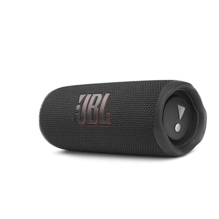 JBL Flip 6 Portable Bluetooth Speaker, 12h Playtime, Black