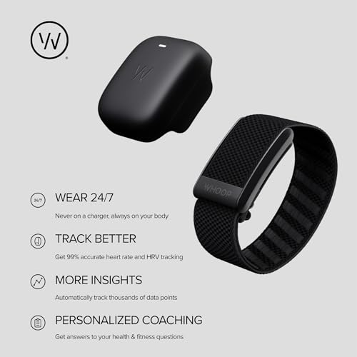WHOOP 4.0 with 12-Month Subscription – Health & Fitness Tracker