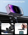 NIUYANE Mag-safe Car Mount, Magnetic Dash & Vent Mount