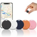 ATUVOS Bluetooth Tracker, Apple Find My, 2 Pack, Black