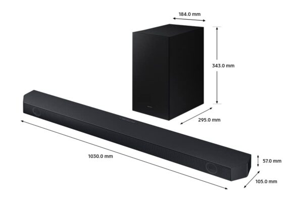 Samsung Q60C Soundbar with Dolby Atmos & DTS:X