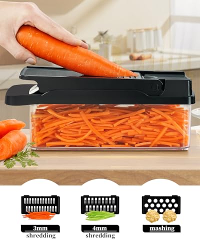 Pro Vegetable & Onion Chopper, Mandoline Slicer Dicer