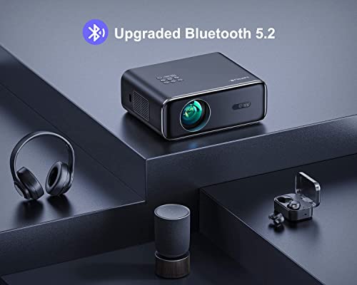 【Auto Focus & Keystone】26000 Lumen WiFi 6 Bluetooth 4K Projector
