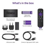Roku Express 4K | HD/4K/HDR Streaming Player, Black
