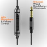 Betron BS10 Wired Earphones with Mic, 12mm Drivers
