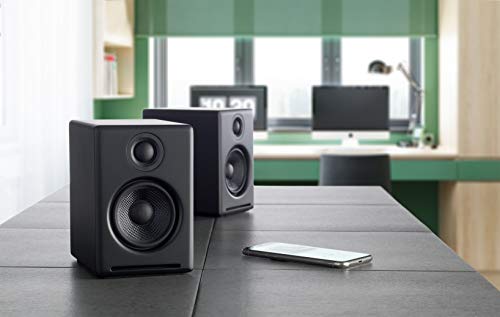 Audioengine A2+ Wireless Bluetooth Speakers - 60W (Black)