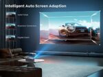 4K 26000 lm FHD 1080P Portable WiFi6 Bluetooth Projector