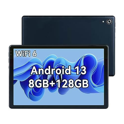 XCX 25.4cm Tablet Android 13, 8GB RAM 128GB ROM, Black