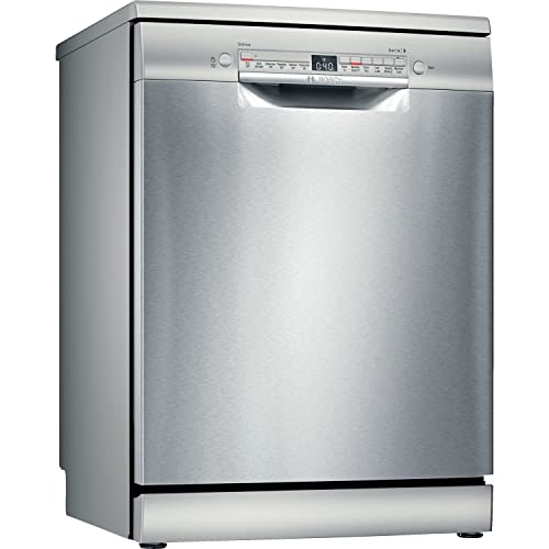 Bosch SMS2HVI66G Dishwasher, 13 Settings, Wifi, Silver