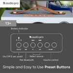 Audio Pro T3 Portable Bluetooth Speaker - Black