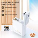 JADENS D110 Portable Bluetooth Thermal Label Maker