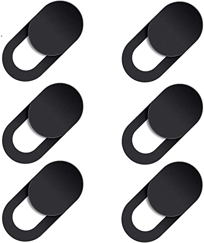 Webcam Cover Slide 6 PCS, Ultra-Thin for Laptop & Phone