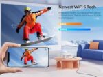 【Android TV】4K Projector, 25000 Lumen, 300" Display, WiFi 6