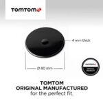 TomTom Sat Nav Adhesive Dashboard Mount Disks, Black