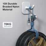3-in-1 Multi USB Charger Cable, 1.2M, 3-Pack