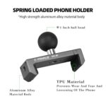 FANAUE Aluminum Phone Holder with 25mm Ball for 5.8-9.4cm Smartphones, RAM Mounts Compatible