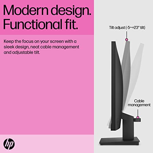 HP 60.5 cm FHD Monitor - V24ie G5, 75Hz, HDMI/VGA/DP, Black