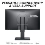 KOORUI 68.6cm FHD Office Monitor, 100Hz, 4ms, VESA, Black