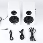 Sanyun SW208 7.6cm Bluetooth 5.0 Bookshelf Speakers – 60W