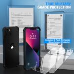 ORETECH 4-in-1 Silicone Case for iPhone 13 - Black