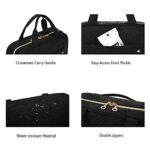 Clear Travel Toiletries Bag, 2 Pcs, TSA Approved, Black