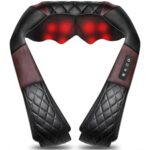 Heated Shiatsu Neck & Back Massager, 4D Deep Tissue