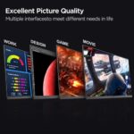 KOORUI 55cm FHD Monitor, 100Hz, 4ms, VA, Adaptive Sync