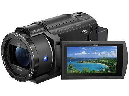 Sony FDR-AX43 4K Camcorder | 5-Axis SteadyShot | 20x Zoom